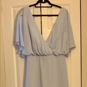 Watters Lottie Bridesmaid Dress - Blue Harbor